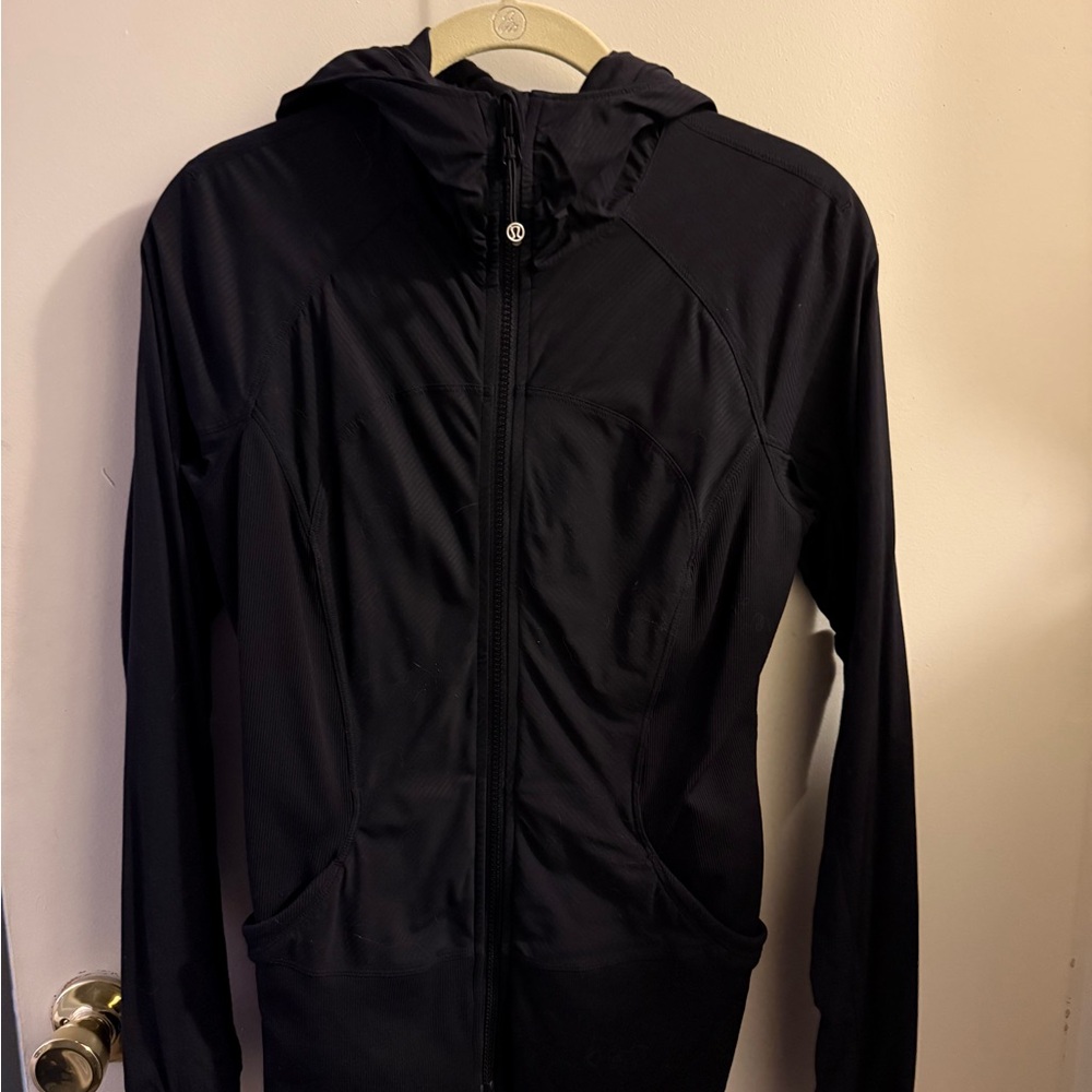 Lululemon Athletica Black Windbreaker Lightweight Hooded